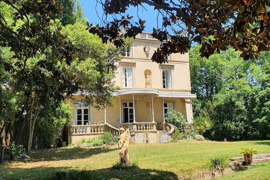 Gite De 420 Metres Carres Dans Chateau L'Ange Au Violon Jusqu'A 13 Couchages Conques-sur-Orbiel ภายนอก รูปภาพ
